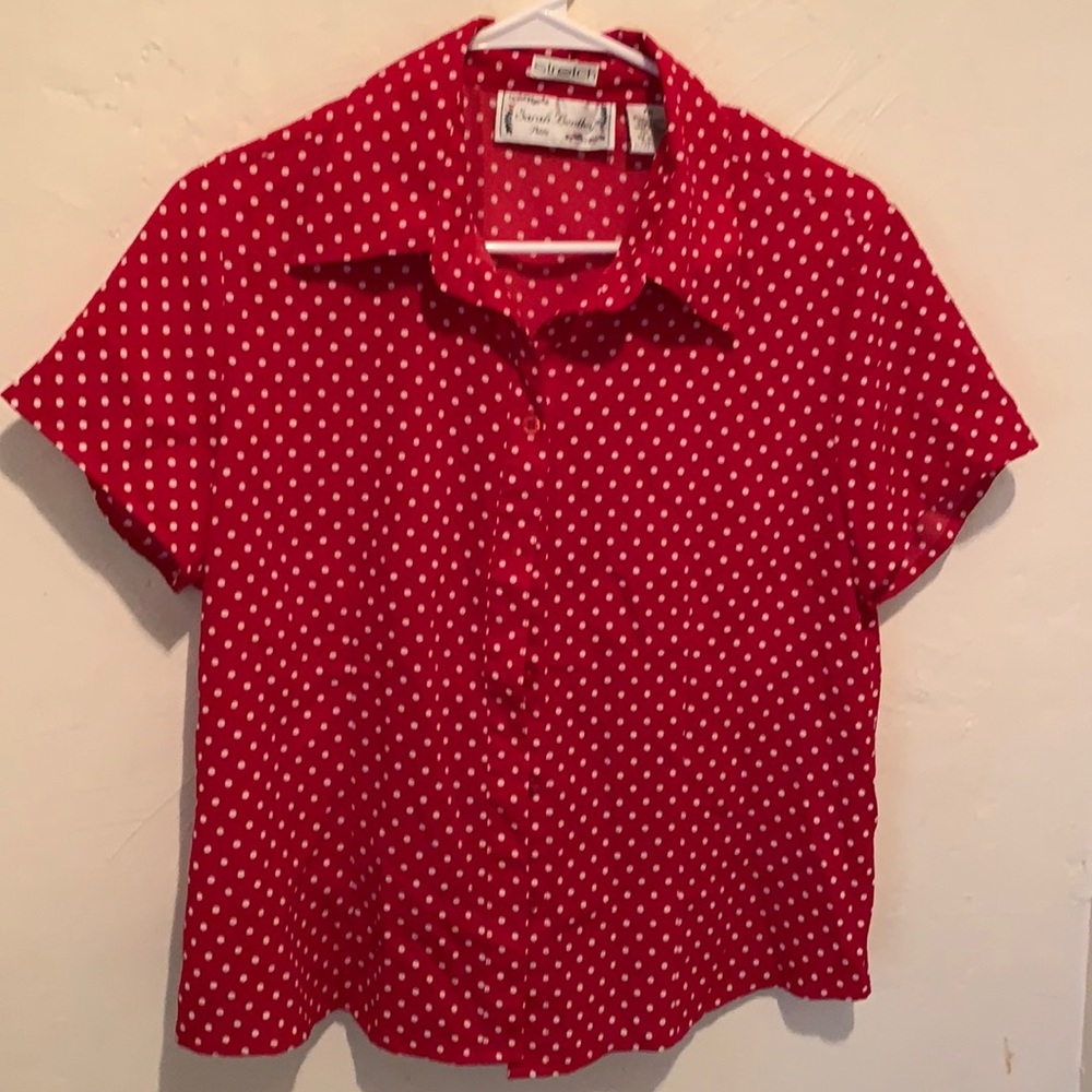 One of a kind Super cute vintage crop stretch knit  blouse